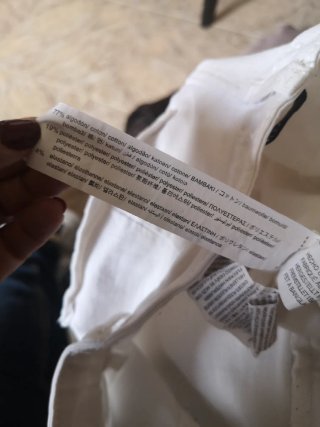 Pantalón Zara Blanco Talla XS