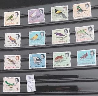 (nu263/266)GAMBIA   DEFINITIVE 1963/1971sc.50%
