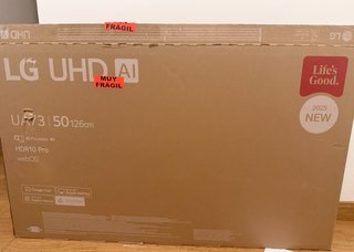 LG Smart TV 50 4K UHD UA73 (2025) Nuevo