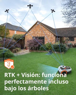 - Navimow robot cortacésped inalámbrico intelige