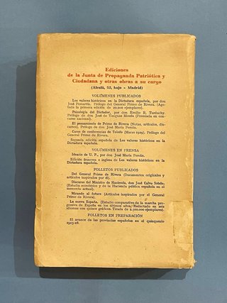 Los valores históricos de la dictadura española