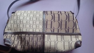 Bolso Carolina Herrera CH Beige/Marrón