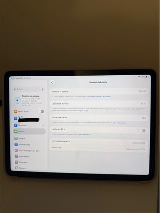 iPad Air M2 256GB Plata