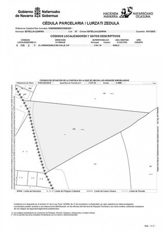 Solar en venta en Estella/Lizarra