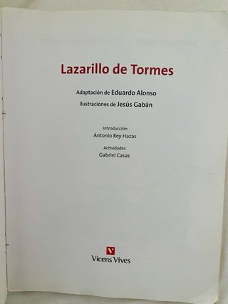 Lazarillo de Tormes, libro en castellano