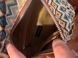Bolso Misako étnico multicolor.