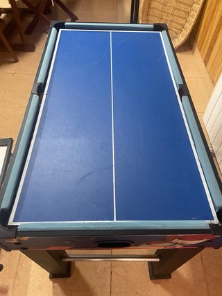 Mesa Multijuegos Futbolín Pinball, Billar, pingpon