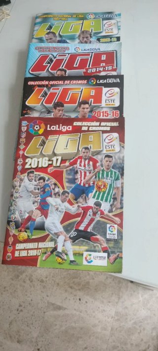 Álbumes cromos LaLiga