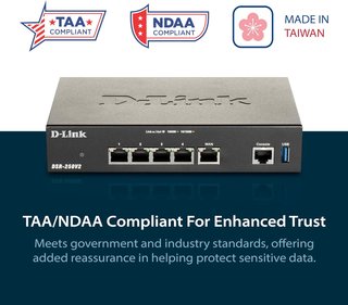 D-Link router profesional firewall vpn avanzado