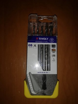 Brocas Tívoly 5 uds 4-10mm
