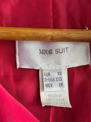 Gabardina Mango Fucsia Ligera Talla XS