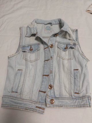 Chaleco vaquero Bershka S