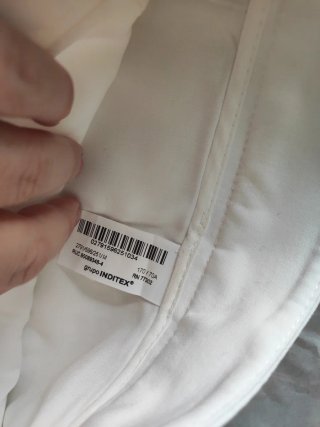 Falda pantalón Zara blanca