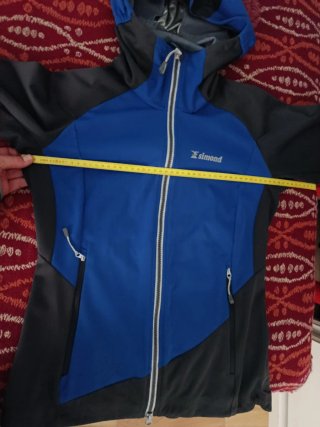 Chubasquero Simond Mujer Talla XS Azul/Gris.