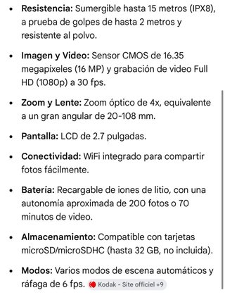 Cámara Kodak Pixpro WPZ2 Amarilla