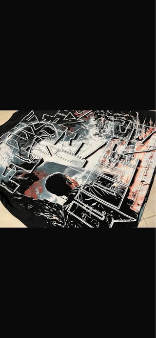 T-shirt Hellstar nera con stampa grafica