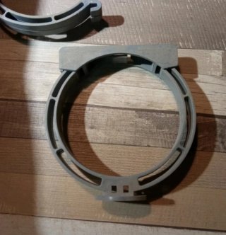 Lote 20 Abrazaderas PVC 90 mm