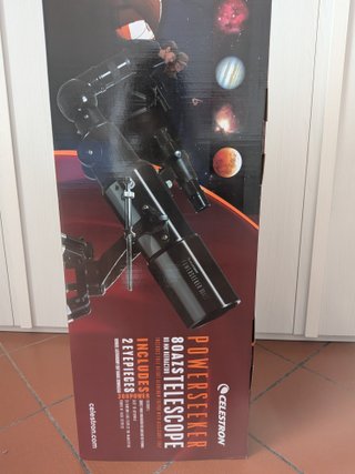 Telescopio Celestron Powerseeker 80EQ mai usato