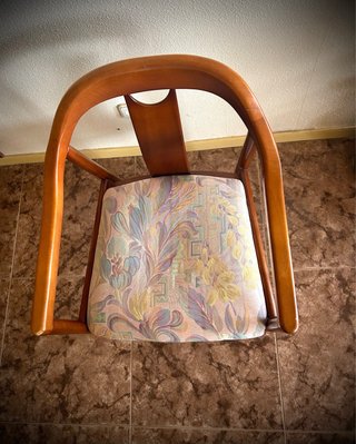 Mesa de juegos con 4 sillas madera maciza