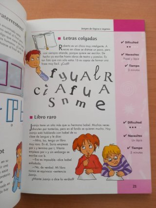Juegos y test de logica para niños