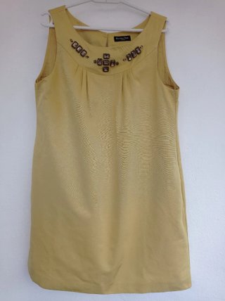 Vestido amarillo Massimo Dutti Talla M