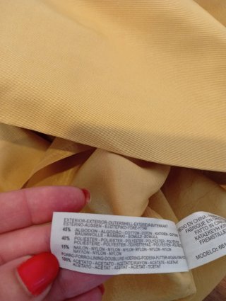 Vestido amarillo Massimo Dutti Talla M