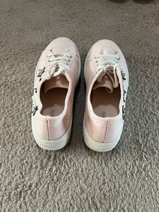 Zapatillas Victoria rosas con estrellas