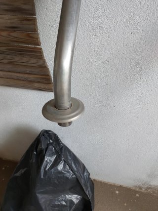 Escalera Piscina Metal y Goma 3 peldaños
