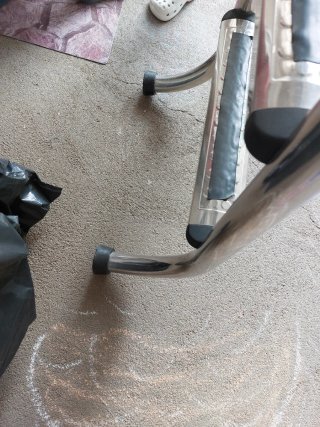 Escalera Piscina Metal y Goma 3 peldaños