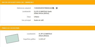 Terreno en venta en Sonsoles en Ávila