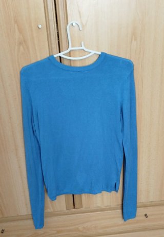 Jersey Lefties punto fino azul talla S