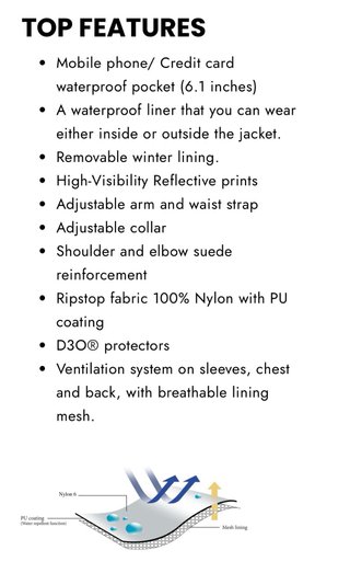 Chaqueta Fuel Astrail Aventura Talla L
