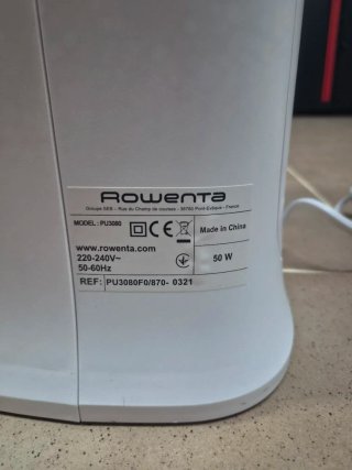 Purificador Aire Rowenta PU3080 con conexión Wiffi