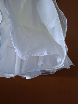 Vestitino battesimo bambina color panna