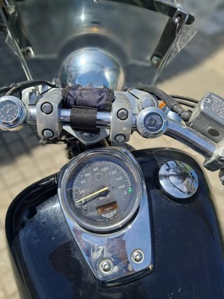 Honda Shadow Black Widow Negra