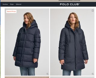 Chaqueta acolchada reversible Polo Club