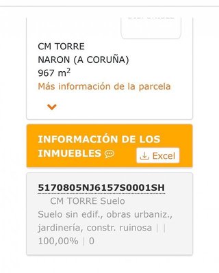 Terreno en venta en Alto del Castaño en Narón
