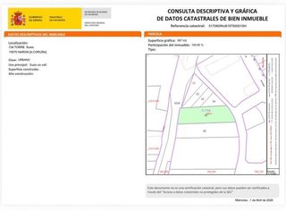 Terreno en venta en Alto del Castaño en Narón
