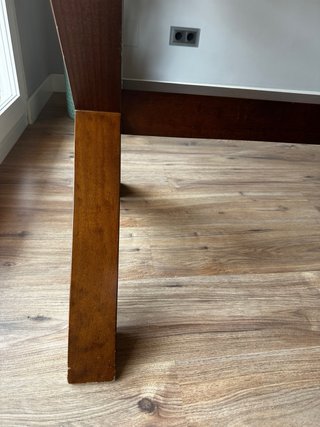 Mesa Comedor Cristal y Madera 6 Plazas