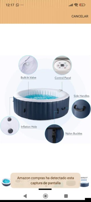 Jacuzzi Inflable CO-Z Azul y Blanco