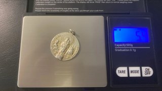 Medalla Plata Virgen del Pilar