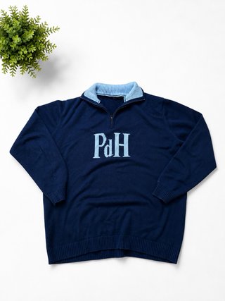 Jersey PdH Azul Media Cremallera