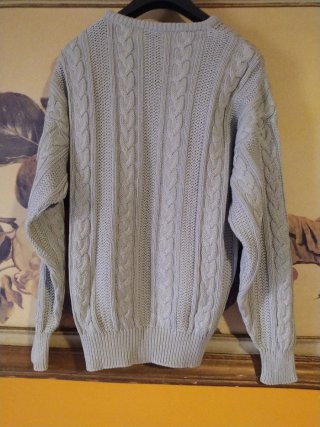 Maglione cotone Henry Forman grigio