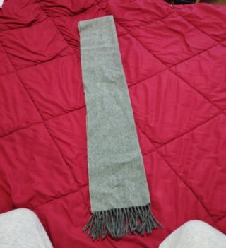 Cachecol Burberry 50% Caxemira 50% Lã Cinza