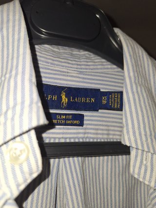 Camisa Polo Ralph Lauren Talla XS Rayas Azules