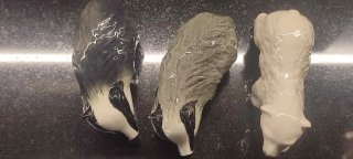 Figuras de cerámica de oso y tejones
