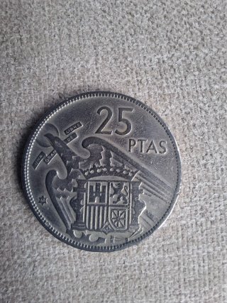 25 ptas 1957 * 61