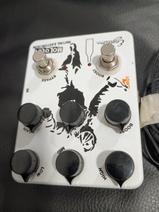 Pedal Eagletone Molotov Metal Distortion+fuente