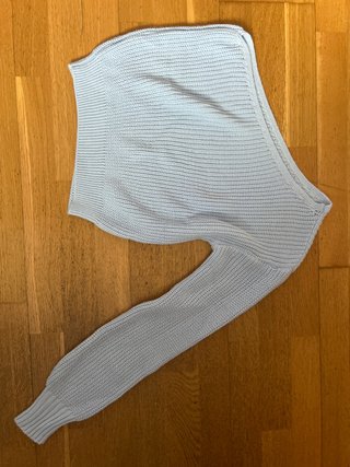 Jersey azul tejido talla única