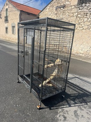 Jaula grande para loro